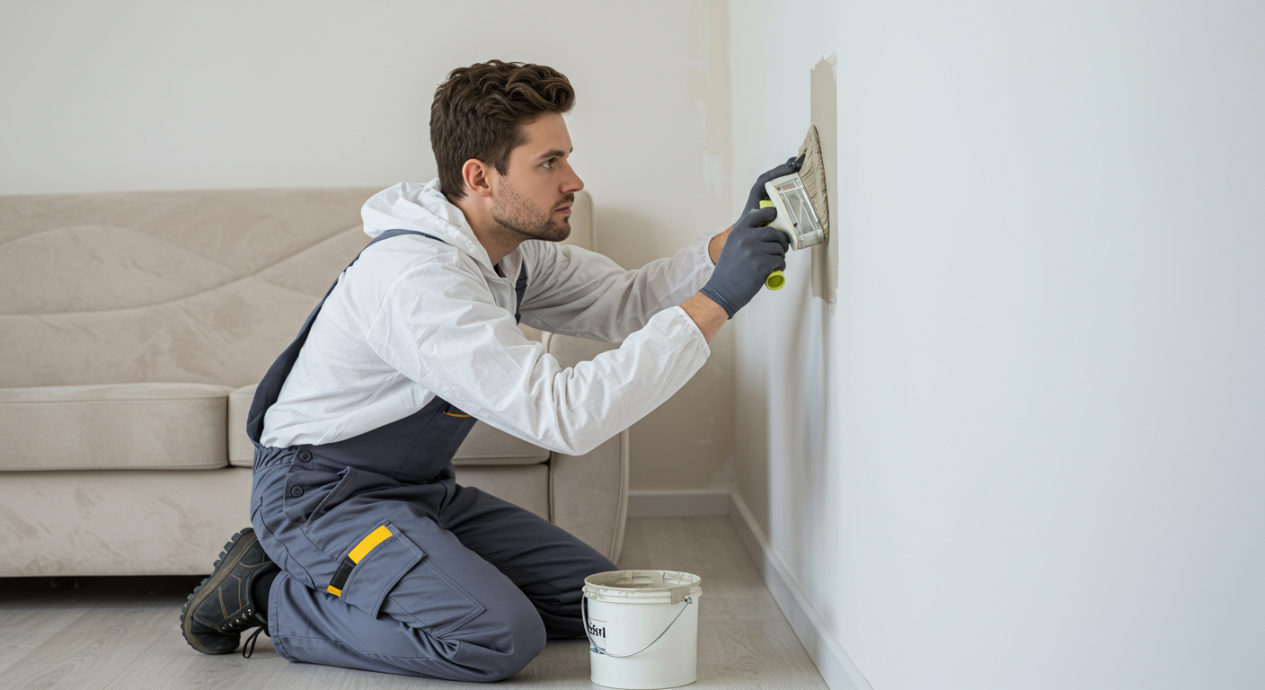 Professional Painter at Work