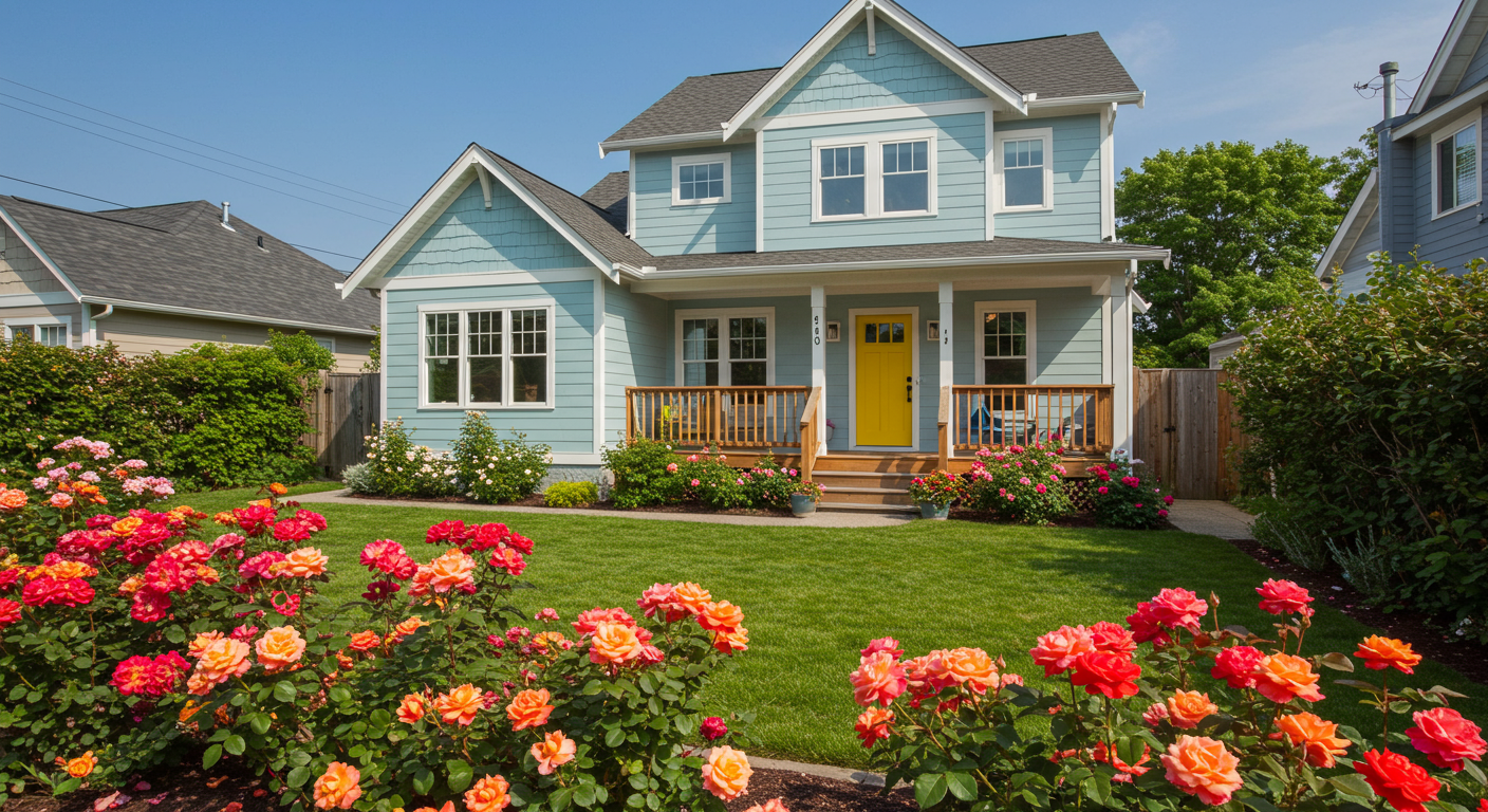 Beautifully Painted House